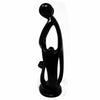 Soapstone Families - 8 inch Black Painted