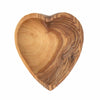 Petite Olive Wood Heart Trinket Bowl