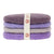 Handmade Felt Macaroon Coasters, Set of 4: Lilac Dusk