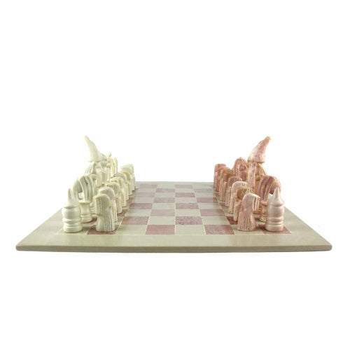 Hand Carved Soapstone Maasai Chess Set