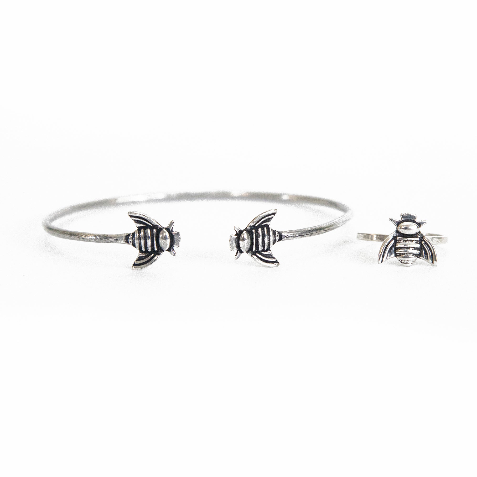 Honeybee Adjustable Ring & Bracelet Set