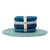 Handcrafted Felt Macaroon Trivet & Coaster Gift Set in Tidepool Blue