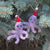 Octopus Santa Handmade Felt Ornaments, Set of 2