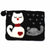 Handcrafted Cat White Cat Coin Purse