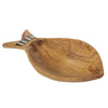 Fish Design Nested Olive Wood Serving Bowls, Set of 3