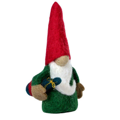 Handmade Felt Gnome Wine Bottle Toppers, Set of 2