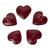Handcarved Zodiac Kisii Soapstone Hearts, Set of 5: LEO