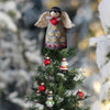 Handcrafted Felt Angel Tree Topper/Tabletop Décor, Grey
