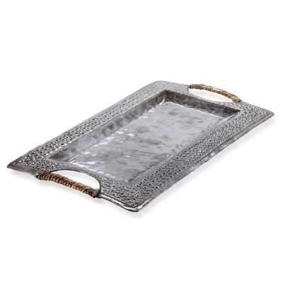 Fish Scale Pattern Haitian Steel Drum Decorative Tray