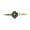 Iolite Gemstone 18K Gold-Plated Stackable Ring