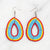 Maasai Bead Flamedrops Dangle Earrings