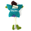Hand Felted Tooth Fairy Pillow - Brunette with Purple Dress