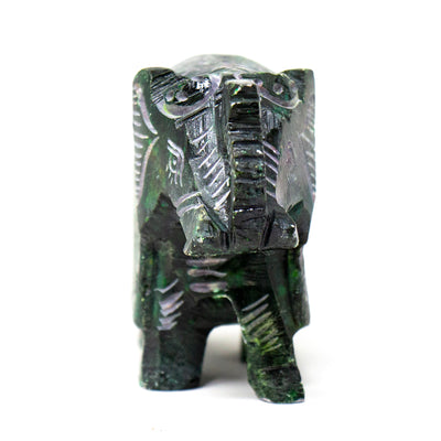 Handmade Elephant Soapstone Incense Holder with Om Stick Incense