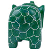 Extra Large Soapstone Elephant Sculpture - Green