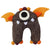 Felt Earth Tooth Monster Pillow