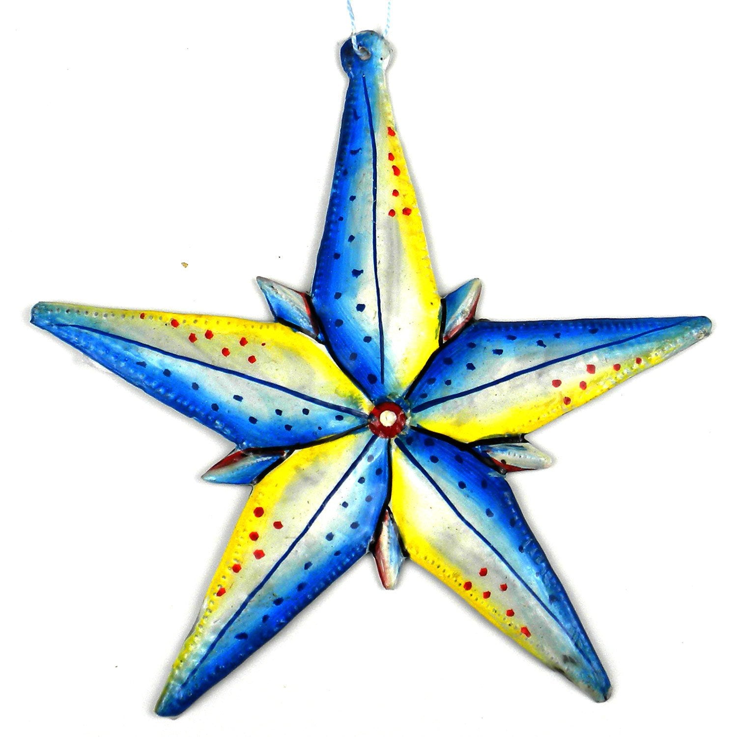 Bright Star Haitian Steel Drum Christmas Ornament