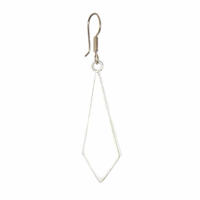 Abalone Diamond Shaped Dangle Earrings