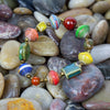 Handcrafted Papier Mache & Clay Bead Bracelet from Haitian Artisans, Set of 2