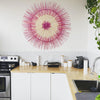 Large Palm Sun Circle, Pink 47 inch