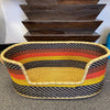 Handwoven Bolga Ghana Dog Bed - COLORS WILL VARY