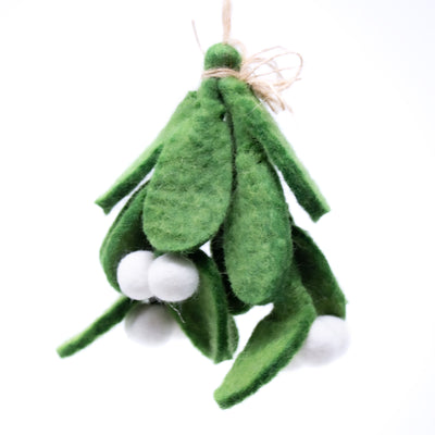 Mistletoe Handmade Felt Ornament