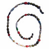 Eyeglass Paper Bead Chain, Black and Red