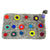 Hand Crafted Felt Pouch from Nepal: 8" x 4.5", Polka Dots