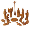 Hand-carved Wood Nativity Set from Kenya