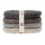 Handmade Felt Macaroon Coasters, Set of 4: Cobblestone