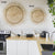 Global Crafts Large and Small Sun Circle Wall Decor, Natural
