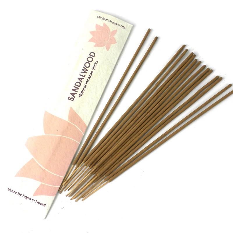 Stick Incense, Sandalwood -10 Stick Pack