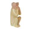 Soapstone Monkey See, Do, Hear Candle Holder Statues