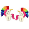 Rainbow Unicorn Felt Ornament, Set of 2