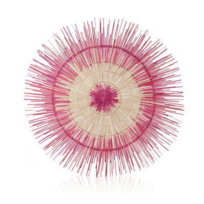 Large Palm Sun Circle, Pink 47 inch