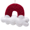 Rainbow LOVE Cloud Handmade Felt Ornament or Decoration