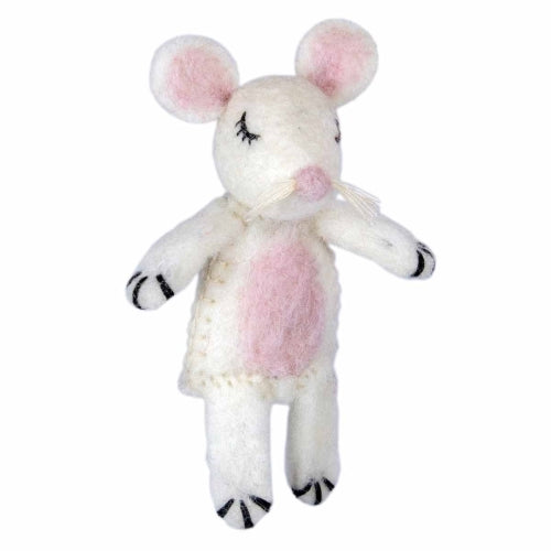 Woolie Finger Puppet - Molly Mouse