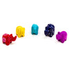 Soapstone Tiny Elephants - Assorted Pack of 5 Colors