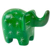 Soapstone Elephant - Medium - Green
