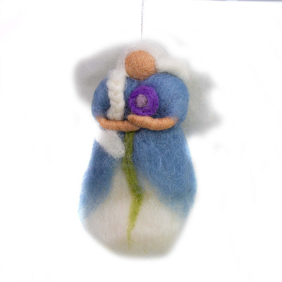 Forest Fairy Felt Ornaments, Set of 3