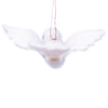 White Dove and Mistletoe Handmade Felt Ornaments, Set of 2