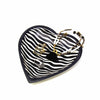Soapstone Heart Bowl - Medium Zebra Pattern
