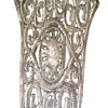 Elongated Hamsa Hand Haitian Metal Wall Art, 14 inch