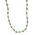 Handcrafted Clay Bead Short Necklace from Haitian Artisans, Mint Blue