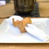 Mahogany Elephant Napkin Rings