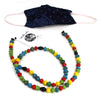 Eyeglass Paper Bead Chain, Colorful Round Beads