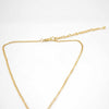 Cone Pendant Goldtone Neckace