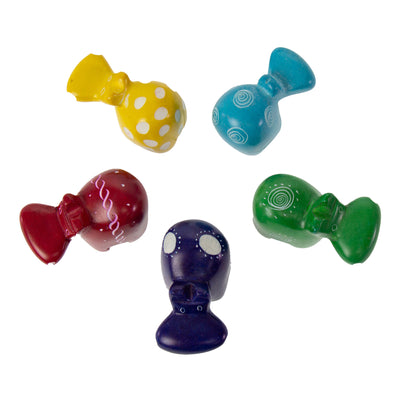 Soapstone Tiny Hippos - Assorted Pack of 5 Colors