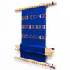 Guatemalan Hand Loom Wall Tapestry, Blue and Primary Colors