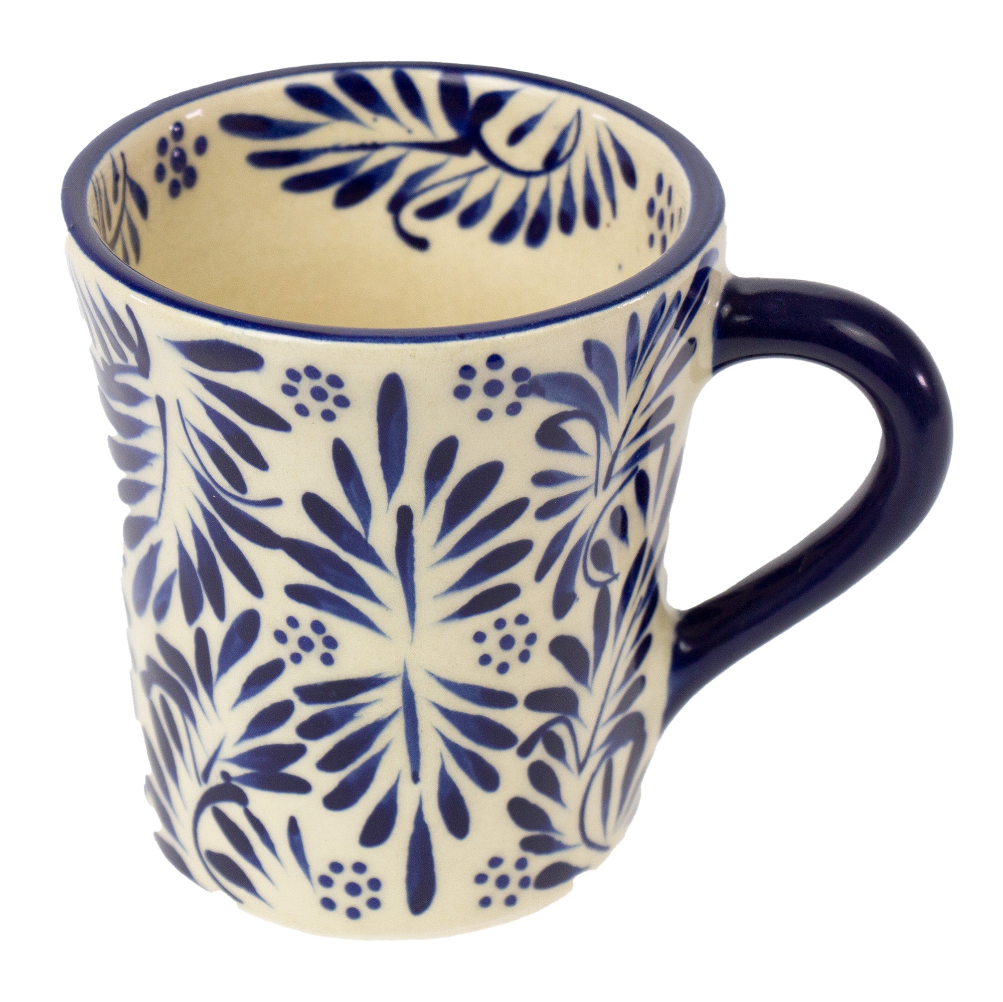 Flared Coffee Mug, Blue Strokes - 10 oz.
