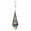Abalone Diamond Shaped Dangle Earrings